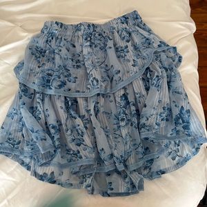 Allison floral skirt